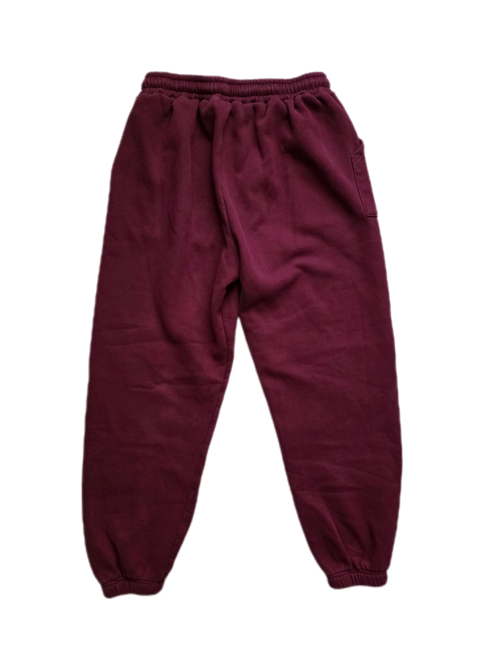 White Fox Boutique Burgundy Sweatpants Size Medium - Picture 9 of 12